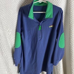 Serendipity by Shrimp and Grits Blue and Green Shirt